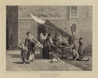 A Spanish Flowerstall